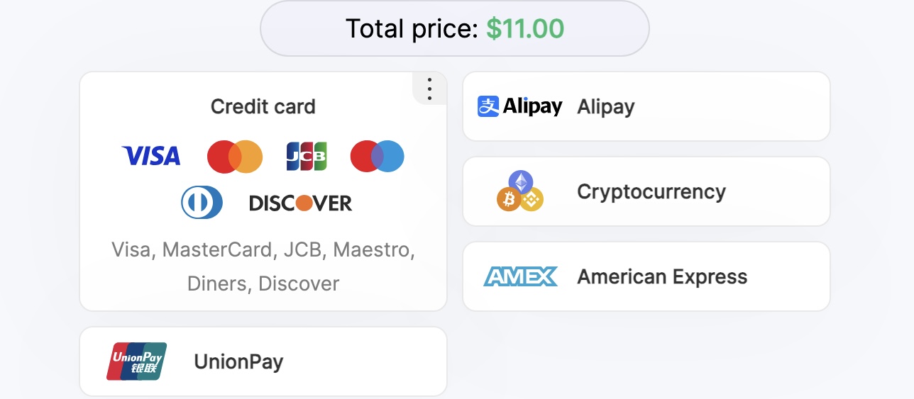 Make a payment